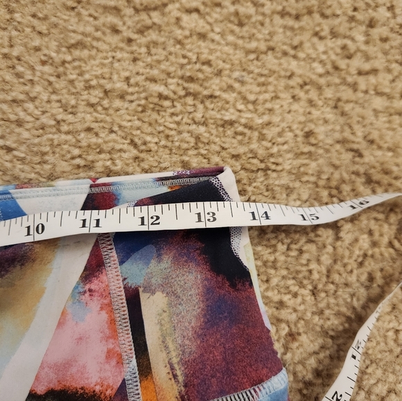 Calvin Klein Performance Women  High Waist Multicolor Leggings Size M #D89 - Picture 5 of 7